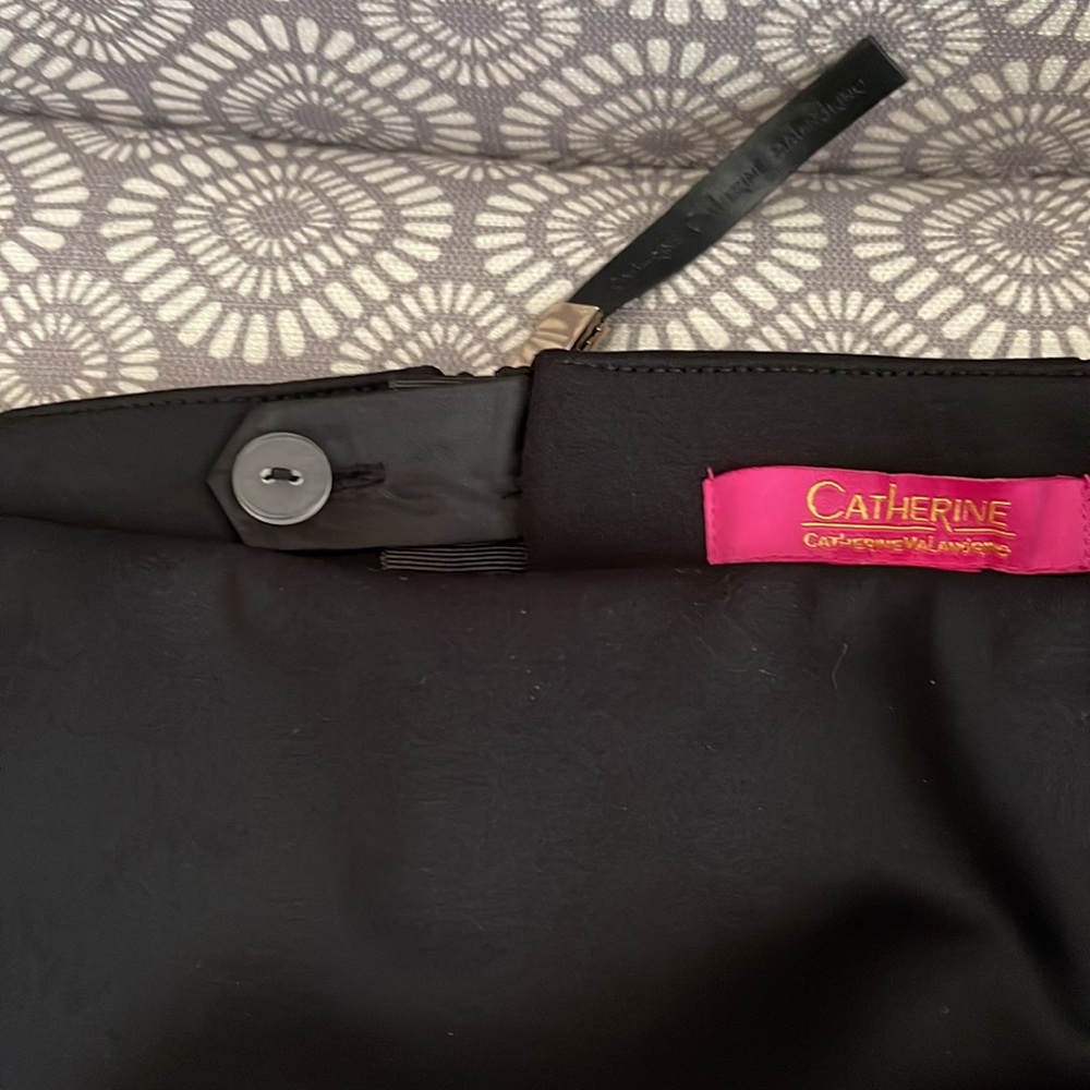 Catherine Malandrino Skirt Womens 10 Pencil Knee Length Full Back Zip Black - Picture 9 of 10